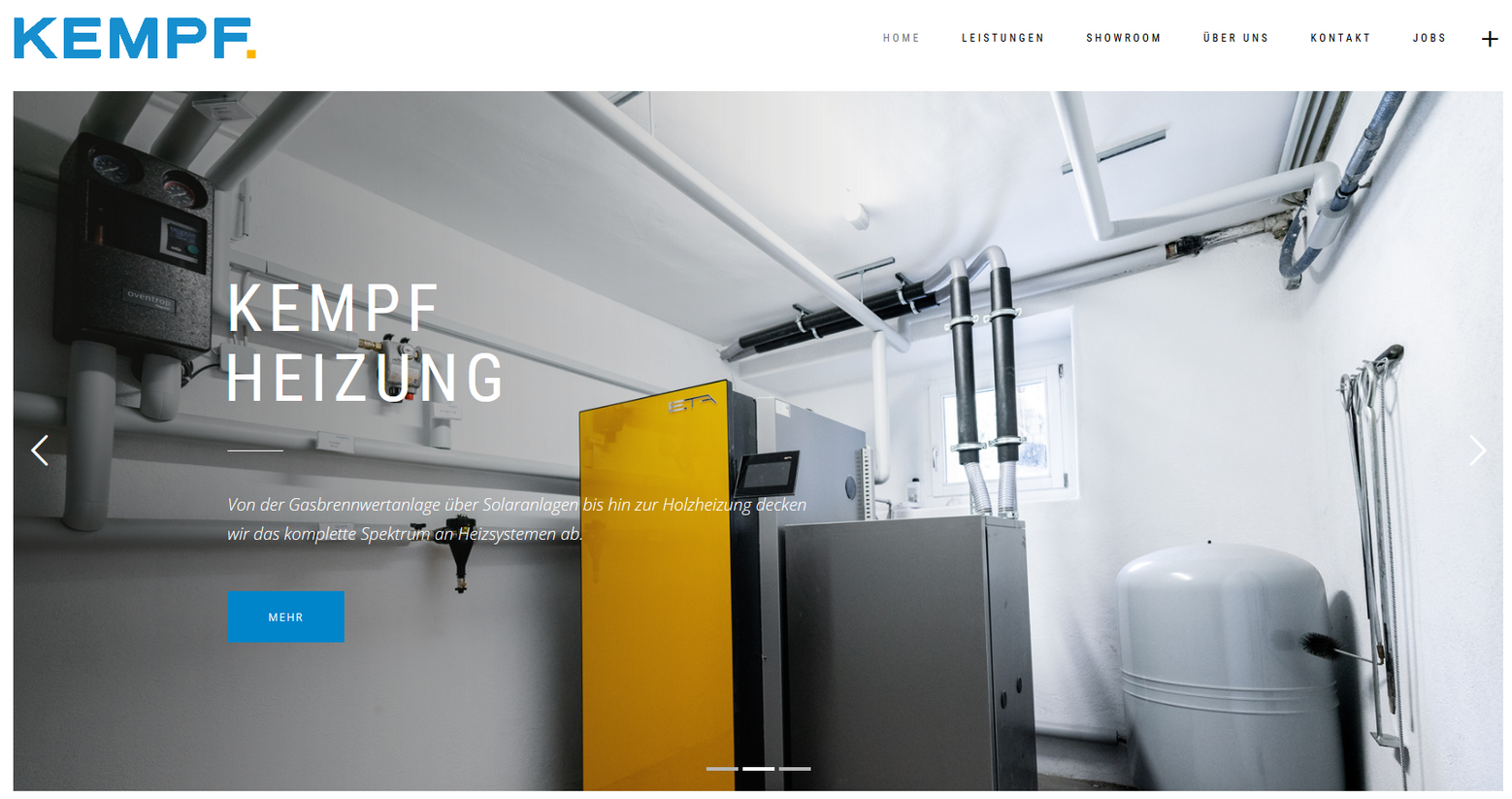 Website Kempf GmbH &amp; Co. KG