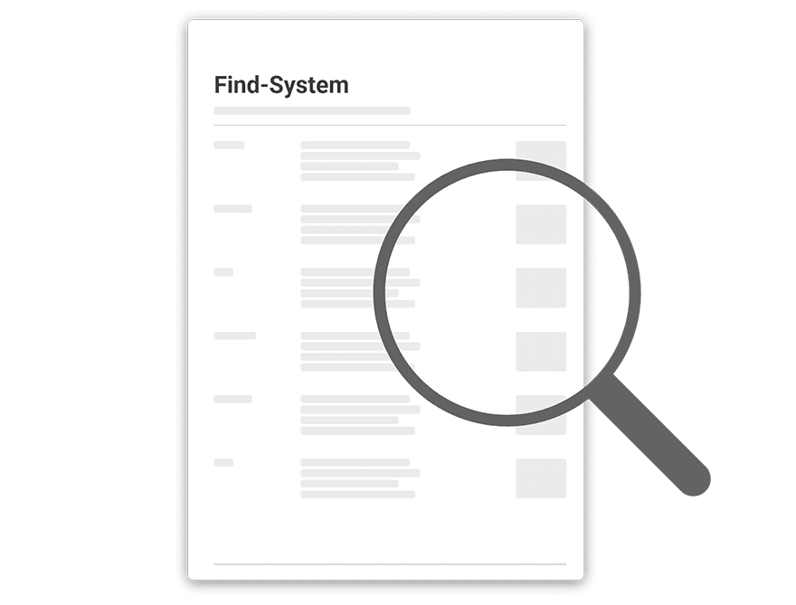 einfaches Find-System mit Volltextsuche