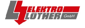 Elektro Löther Logo mit Blitz